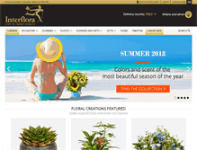 Tablet Screenshot of interflora.it