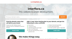 Desktop Screenshot of interflora.ca